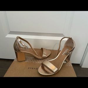 Rose gold heels